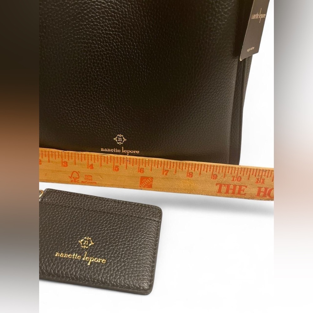 Nanette Lepore Black Sophisticated Shoulder Bag - Picture 3 of 4